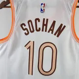 24 马刺 San Antonio Spurs City Edition：SOCHAN  10#