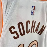 24 马刺 San Antonio Spurs City Edition：SOCHAN  10#