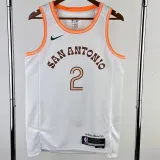 24 马刺 San Antonio Spurs City Edition：LEONARD  2#