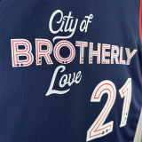 24 费城76人 Philadelphia 76ers City Edition :EMBIID  21#