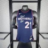 24 费城76人 Philadelphia 76ers City Edition :EMBIID  21#