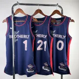 24 费城76人 Philadelphia 76ers City Edition :EMBIID  21#