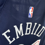 24 费城76人 Philadelphia 76ers City Edition :EMBIID  21#