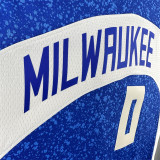 24 雄鹿队 Milwaukee Bucks City Edition:LILLARD 0#