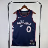 24 费城76人 Philadelphia 76ers City Edition :MAXEY  0#