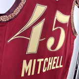 24 骑士 Cleveland Cavaliers City Edition :45#  MITCHELL