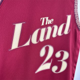 24 骑士 Cleveland Cavaliers City Edition :23# JAMES