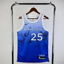24森林狼 Minnesota Timberwolves City Edition:ROSE  25#
