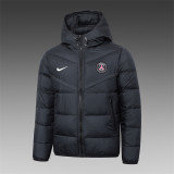 23-24 Paris Saint Germain (black) Cotton-padded clothes Soccer Jacket