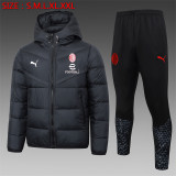 23-24 AC Milan (black) Cotton-padded clothes Soccer Jacket