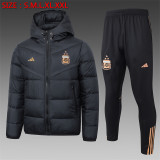 23-24 Argentina (black) Cotton-padded clothes Soccer Jacket
