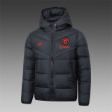 23-24 Manchester United (white) Cotton-padded clothes Soccer Jacket