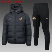 23-24 Chelsea (black) Cotton-padded clothes Soccer Jacket
