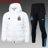 23-24 Argentina (white) Cotton-padded clothes Soccer Jacket