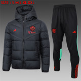 23-24 Manchester United (red) Cotton-padded clothes Soccer Jacket