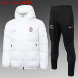 23-24 Paris Saint Germain (white) Cotton-padded clothes Soccer Jacket