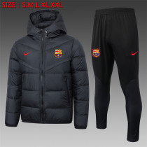23-24 Barcelona (black) Cotton-padded clothes Soccer Jacket