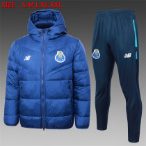 23-24 FC Porto (Colorful Blue) Cotton-padded clothes Soccer Jacket