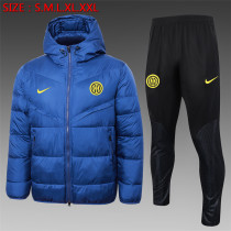 23-24 Inter milan (Colorful Blue) Cotton-padded clothes Soccer Jacket
