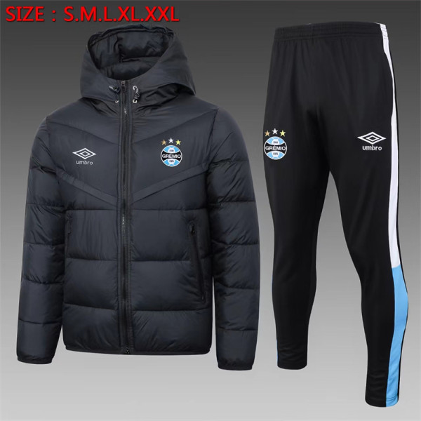 23-24 Gremio (black) Cotton-padded clothes Soccer Jacket