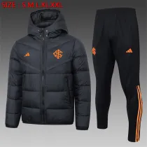 23-24 SC Internacional (black) Cotton-padded clothes Soccer Jacket