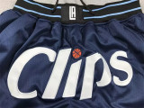 24 快船队Los Angeles Clippers City Edition Black Pocket Pants
