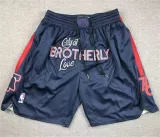 24赛费城76人 Philadelphia 76ers City Edition Embroidered Pocket Ball Pants