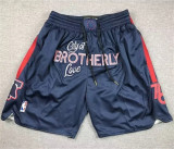 24赛费城76人 Philadelphia 76ers City Edition Embroidered Pocket Ball Pants