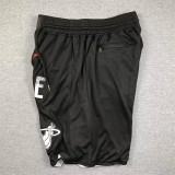 24热火 Miami Heat City edition embroidered pocket ball shorts