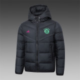 23-24 Bayern München (black) Cotton-padded clothes Soccer Jacket