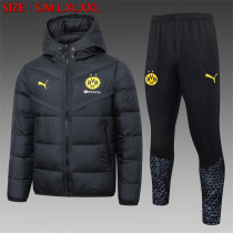 23-24 Borussia Dortmund (black) Cotton-padded clothes Soccer Jacket