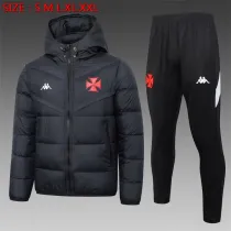 23-24 CR Vasco da Gama (black) Cotton-padded clothes Soccer Jacket