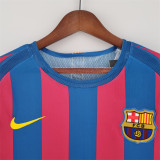 Long sleeve 05-06 FC Barcelona home Retro Jersey Thailand Quality