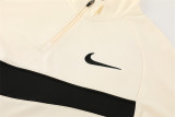 24-25 Nike (Rice white) Adult Sweater tracksuit set Training Suit
