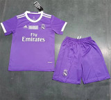 UEFA Kids kit 16-17 Real Madrid Away (Retro Jersey) Thailand Quality