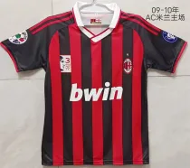 09-10 AC Milan home Retro Jersey Thailand Quality