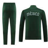 24-25 Mexico(blackish green)Jacket Adult Sweater tracksuit set