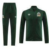 24-25 Mexico(blackish green)Jacket Adult Sweater tracksuit set