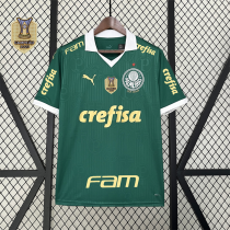 All sponsors 24-25 SE Palmeiras home Fans Version Thailand Quality