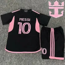 Kids kit 24-25 Inter Miami CF Away (MESSI 10#) Thailand Quality