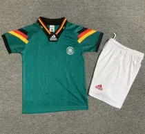 Kids kit 1992 Germany Away (Retro Jersey) Thailand Quality