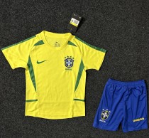 UMBRO Kids kit 2002 Brazil home (Retro Jersey) Thailand Quality