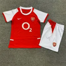 Kids kit 02-04 Arsenal home (Retro Jersey) Thailand Quality