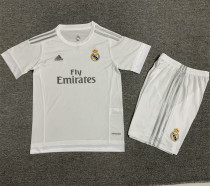 Kids kit 15-16 Real Madrid home (Retro Jersey) Thailand Quality