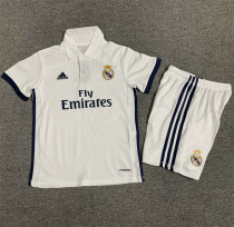 Kids kit 16-17 Real Madrid home (Retro Jersey) Thailand Quality