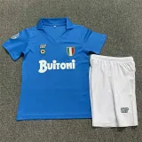 Kids kit 87-88 SSC Napoli home (Retro Jersey) Thailand Quality