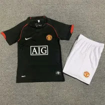 Kids kit 07-08 Manchester United Away (Retro Jersey) Thailand Quality