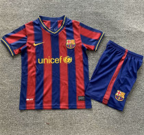 Kids kit 09-10 FC Barcelona home (Retro Jersey) Thailand Quality