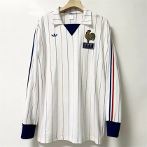 Long sleeve 80-82 France Away Retro Jersey Thailand Quality
