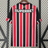 All sponsors 24-25 Sao Paulo Away(NB) Fans Version Thailand Quality